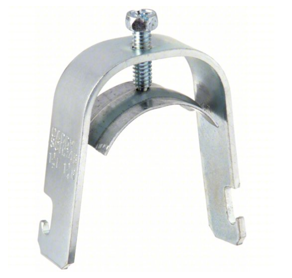 50 PK Nvent Caddy (SCH24B) Strut Clamp 1-1/2" EMT, 1-1/4" Rigid, Steel