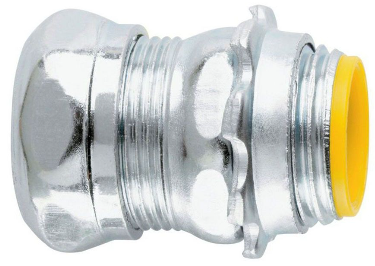 20 PK Eaton Crouse-Hinds 1654 1-1/2" Insulated Compression Emt Connector
