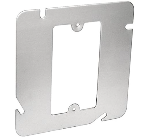 50 PK Orbit (51000) 4-11/16 Square 1-Gang Device Ring, Flat Type