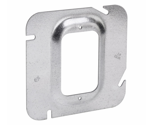 25 PK Eaton Crouse-Hinds (TP574) Square Box Cover, Knockout Cover 4-11/16 in