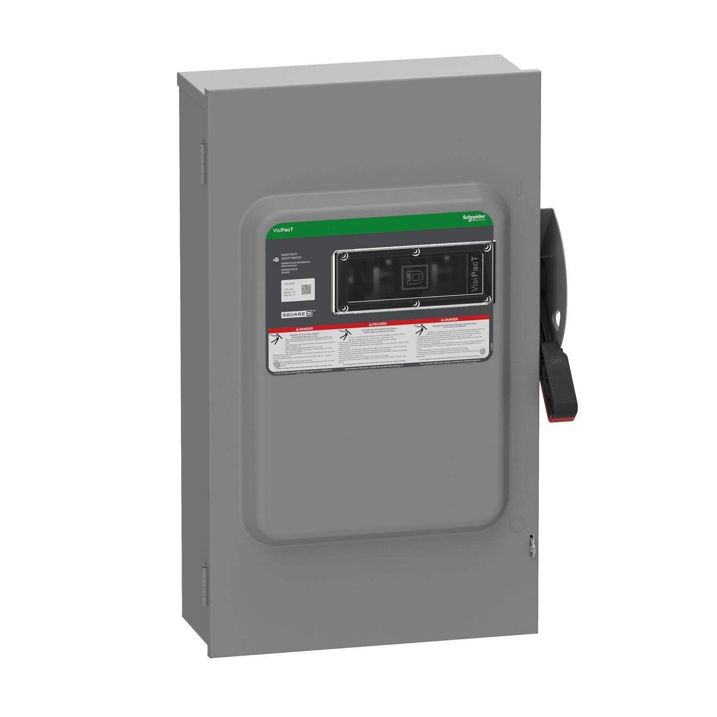 SquareD VH364R Heavy Duty Safety Switch 200A 600V 50/60Hertz Type 3R