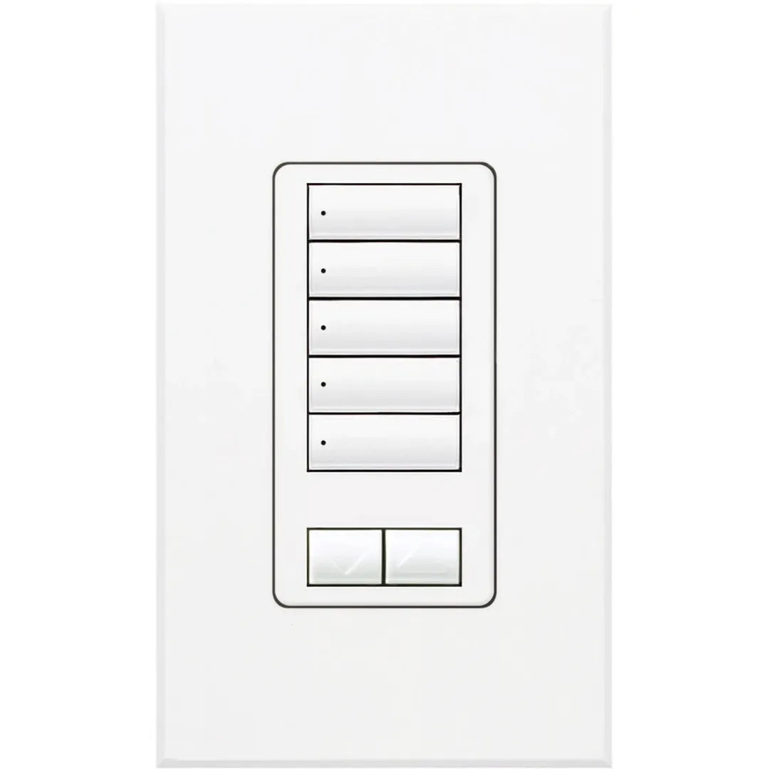 Lutron (QSWS2-5BRLI-WH) 5-Button Wireless Keypad, White