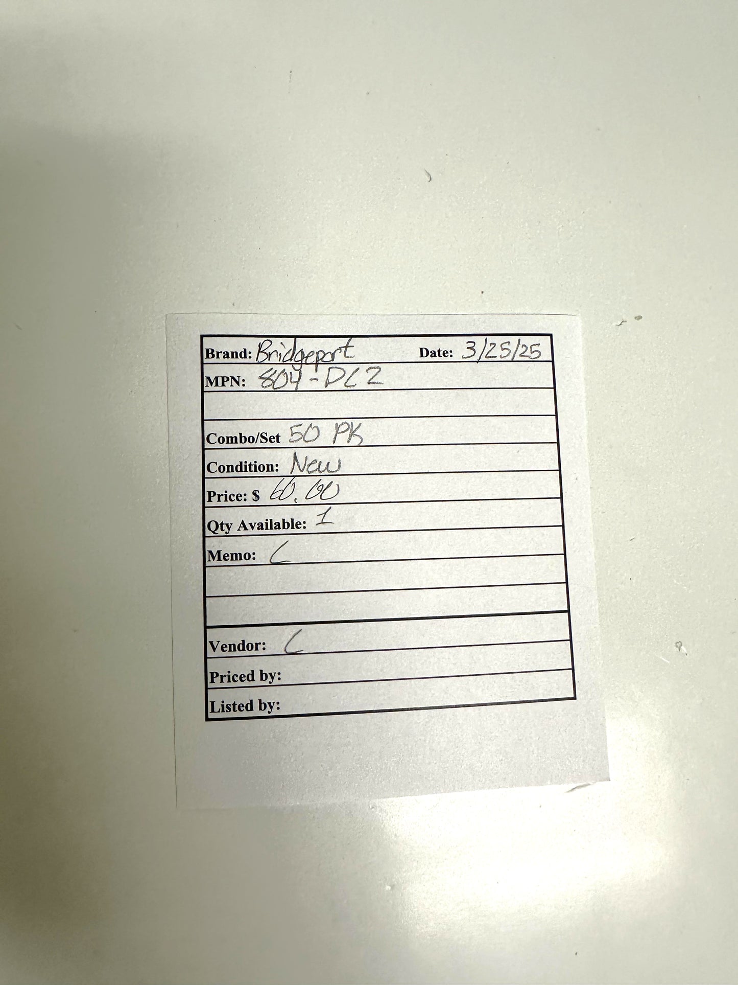 50 PK Bridgeport (804-DC2)1/2-1/2" 90-Deg Fmc Connector, Screw Installation