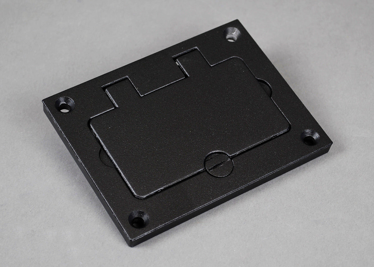 New WireMold 828GFITCAL-BK Decorator Receptacle Plate