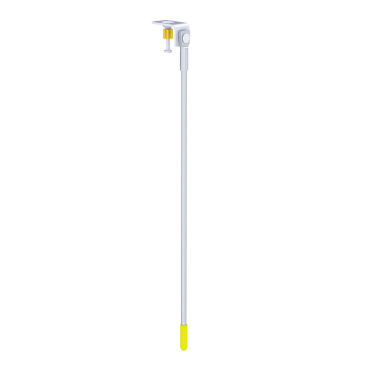 50 PK Nvent Caddy (DR4SF24) Drop Smooth Rod with Shot-Fire Bracket, 24", 0.215"