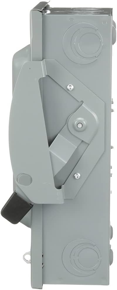 Square D DU323 General Duty Safety Switch, Non-Fusible, 100A, 3 Wire, 3-Poles