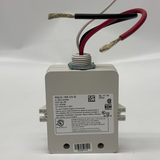 Lutron RMJS-16R-DV-B PowPak Relay Module with Softswitch