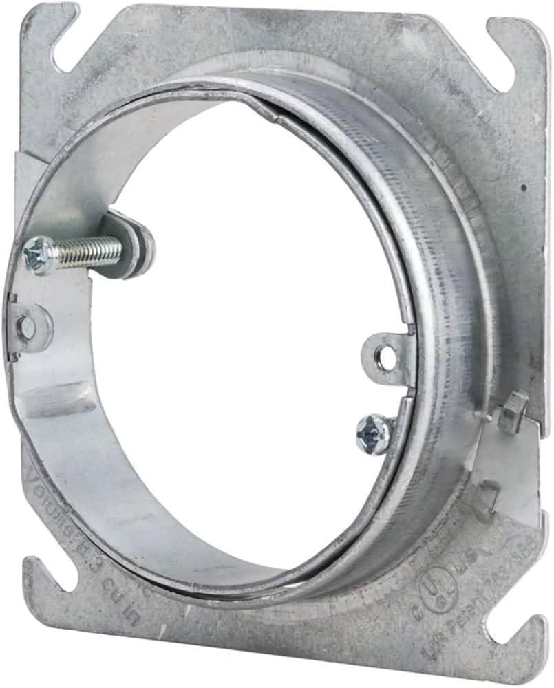 5-Pack Fraser Oaks Steel Round Device Rings Volume 4" 8.3 cu in