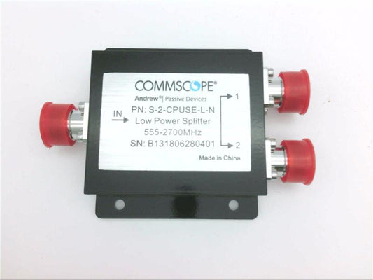 Commscope S-2-CPUSE-L-N Two-way Low Power Splitter 555-2700 Mhz