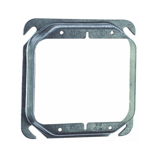 75 PK Steel City 52C18‑5/8 2‑Gang 4" Square Cover, 5/8" Raised