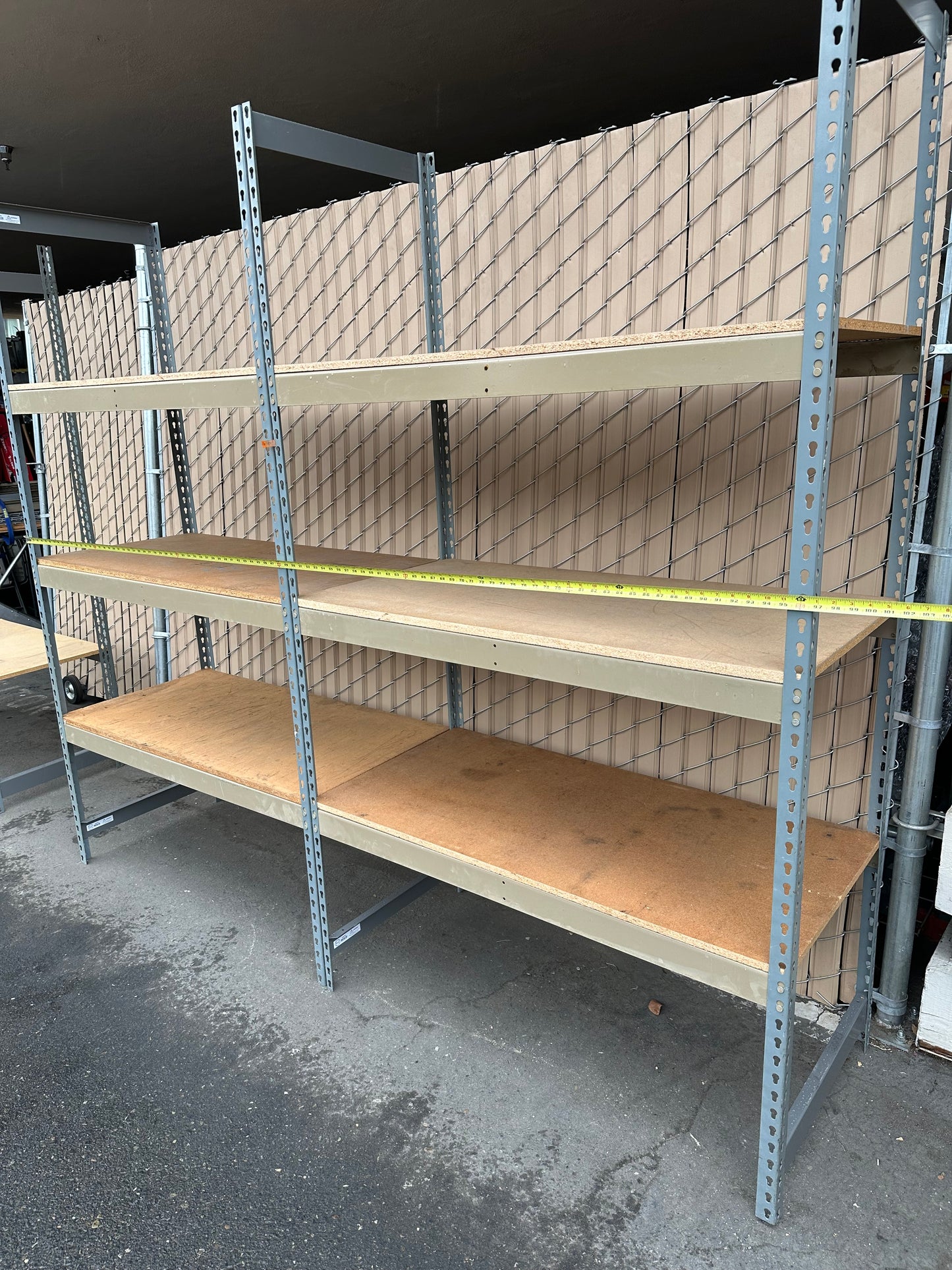 Metal Warehouse/Store/Garage Shelving 8ftx2ftx7ft (See Photos)