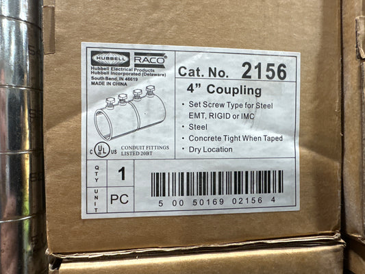 Raco 2156 4” Coupling