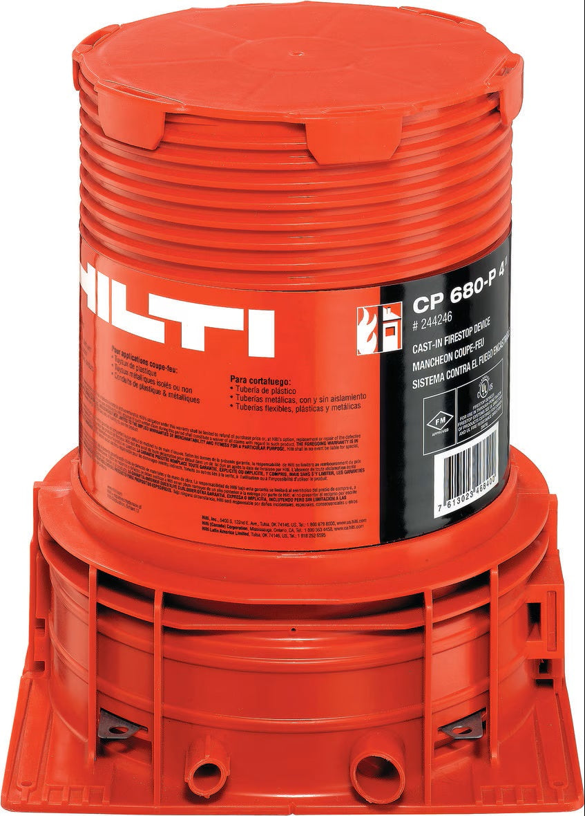 2-Pack HILTI CP 680-P (#2172996) 2" Cast-In Firestop Device