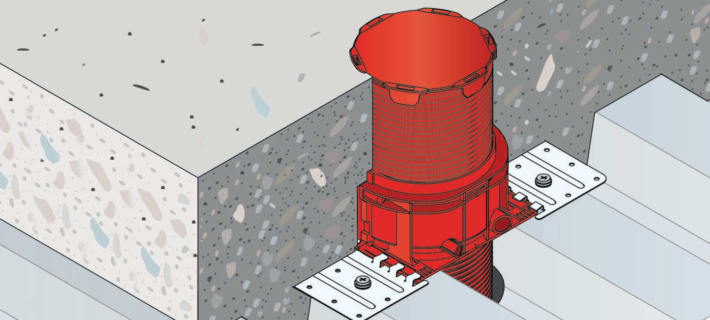 2-Pack HILTI CP 680-P (#2172996) 2" Cast-In Firestop Device