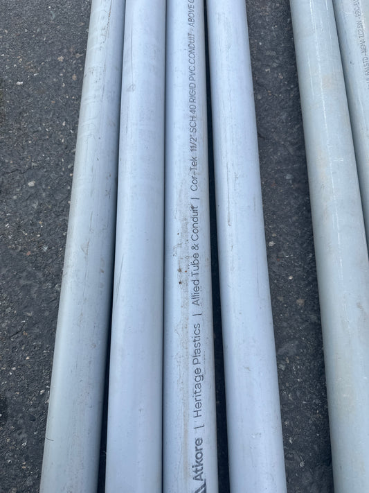 1” PVC SCH40 per ft