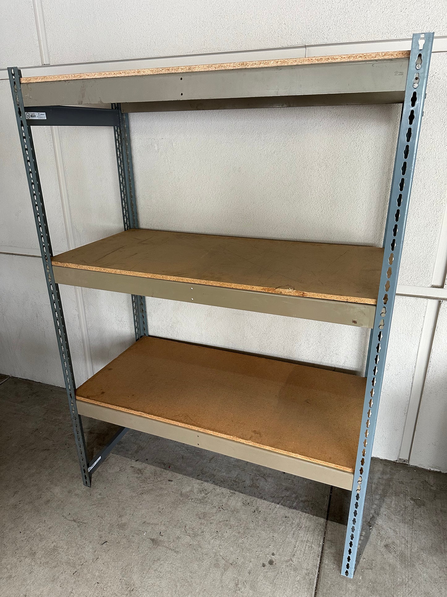 Metal Warehouse/Store/Garage Shelving 4ftx2ftx69in (See Photos)