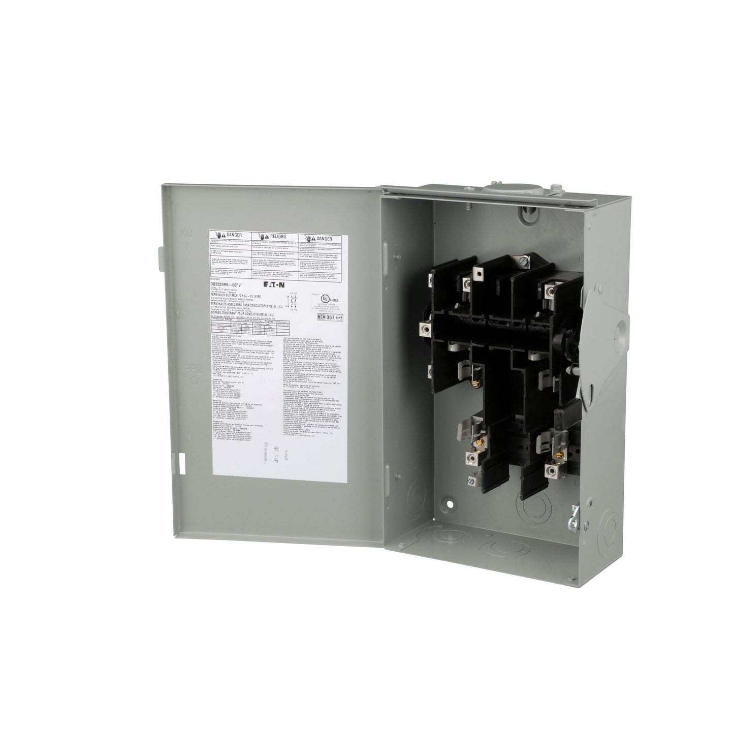 Eaton DG222NRB 60A 240V Heavy Duty Safety Switch 3 Wire