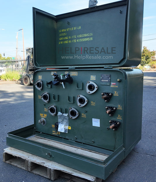 Howard Industries Single Phase Pad Mount Transformer 50 KVA HV 12000 to LV  240/120