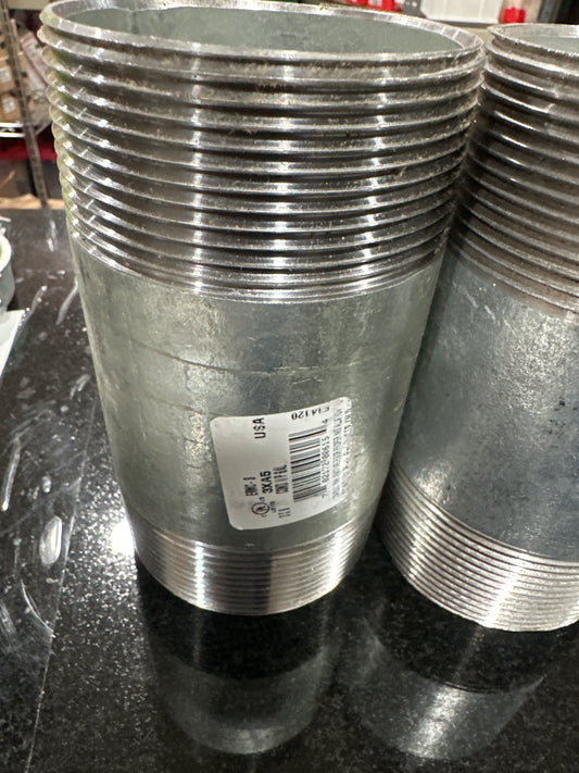 3x6” Rigid nipple