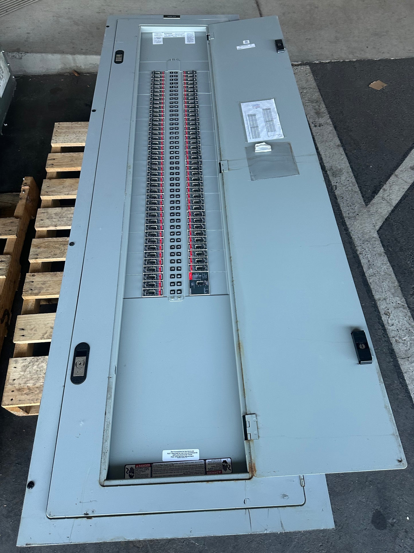 Siemens 480Y/277 V P3E80ML400FBS 400A 3-Phase Grow Light Panelboard 81 Breakers – Grow Facility Power
