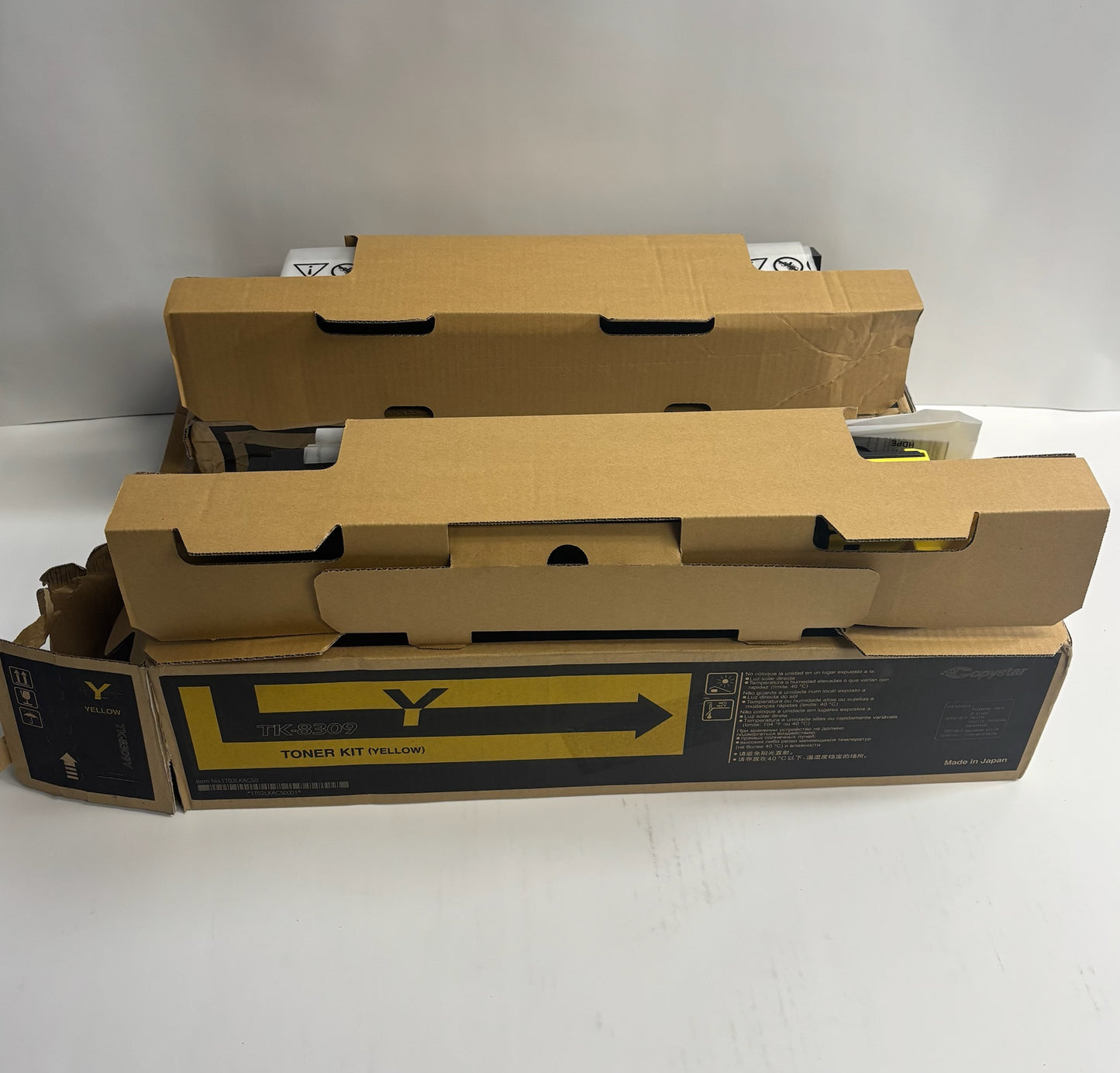 4 OEM Kyocera TASKalfa 3050ci,3051ci MYKK Toners TK-8307MK,TK-8309Y (No Cyan)