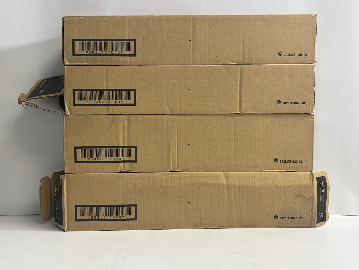 4 OEM Kyocera TASKalfa 3050ci,3051ci MYKK Toners TK-8307MK,TK-8309Y (No Cyan)