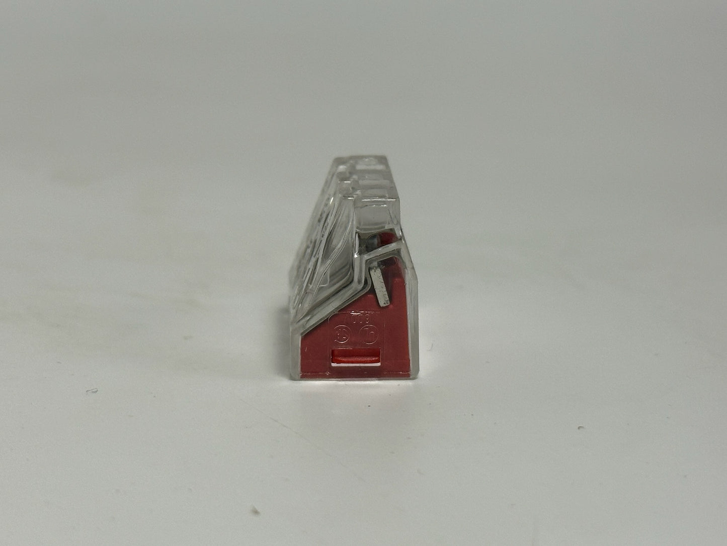 100 PK WAGO 773-173 Push Wire Connector, 3-Port, 41A, 400V – Red, Tool-Free Design