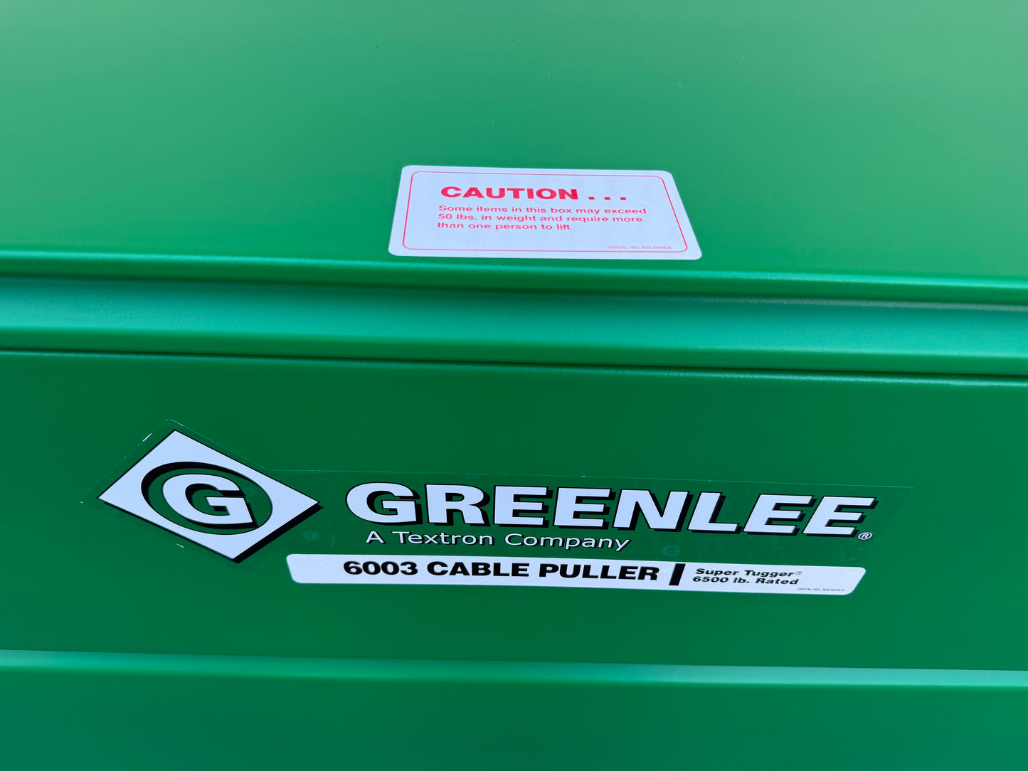 Greenlee 6003 High Capacity Heavy Duty Versatile Mounting system Cable Puller