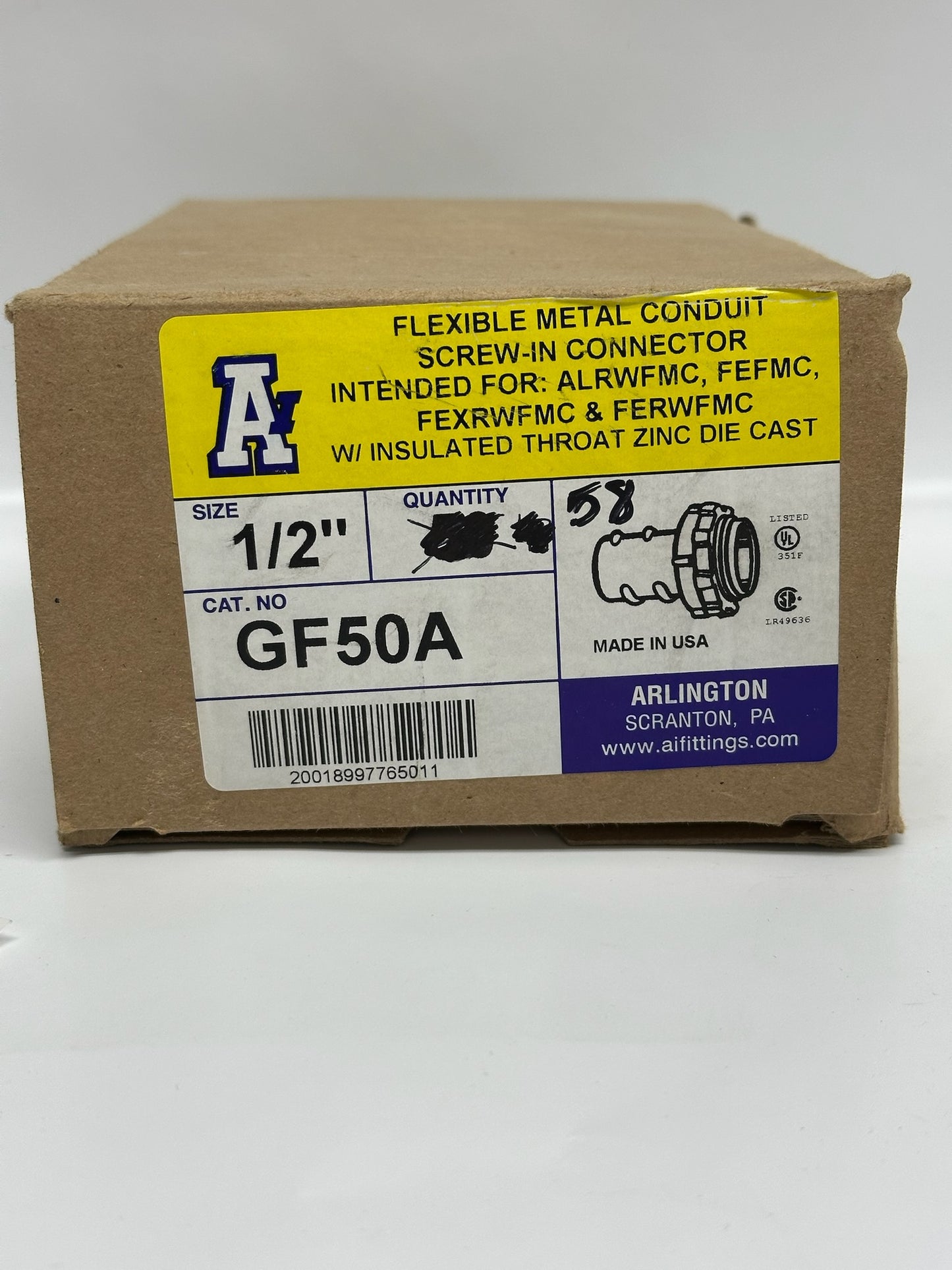 58 PK Arlington GF50A Grounding Bridges with Lay-In Lugs
