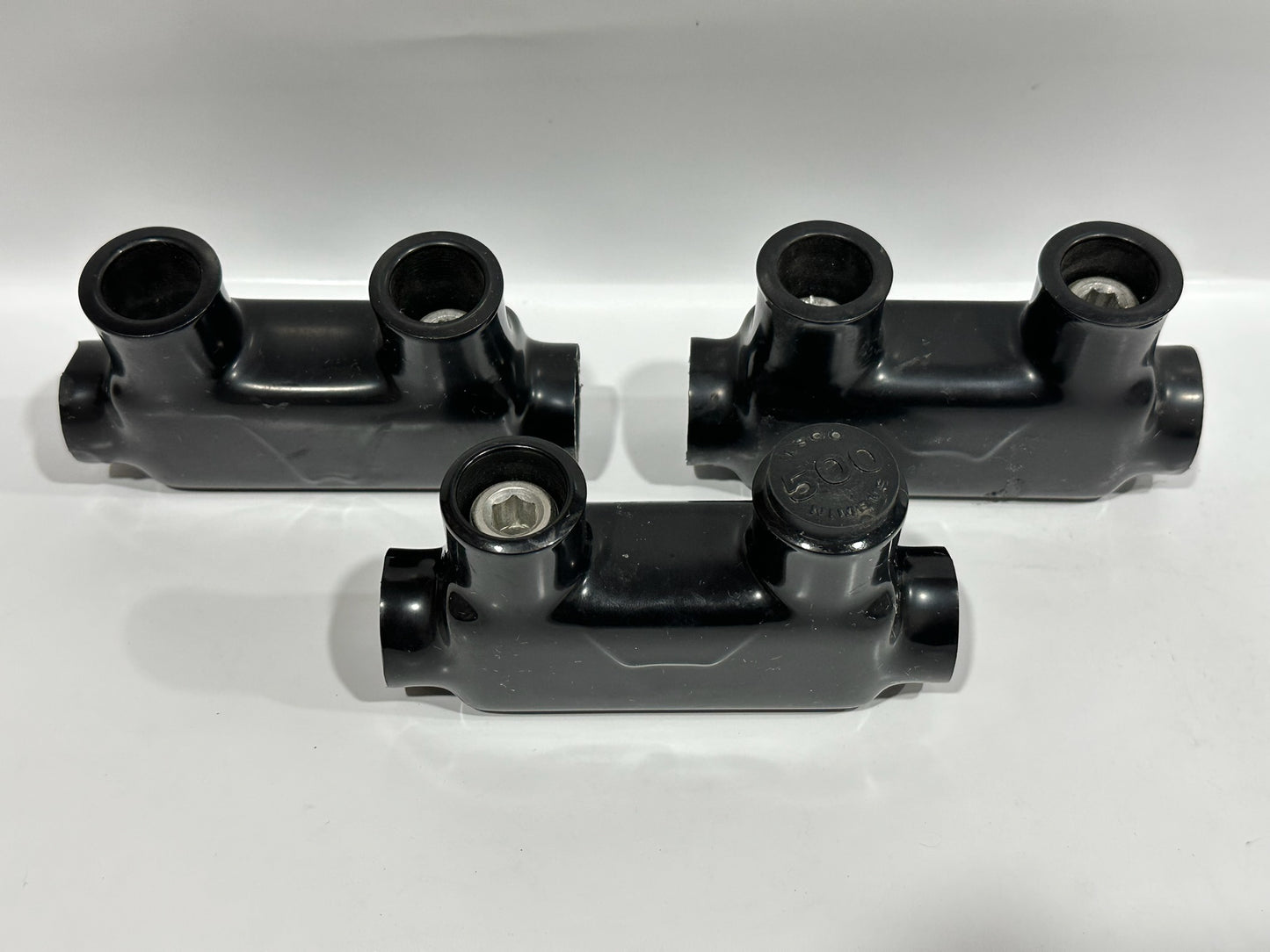 5PK ILSCO PBT-500 Nimbus Insulated Aluminum In-Line Splicer-Reducer Connector