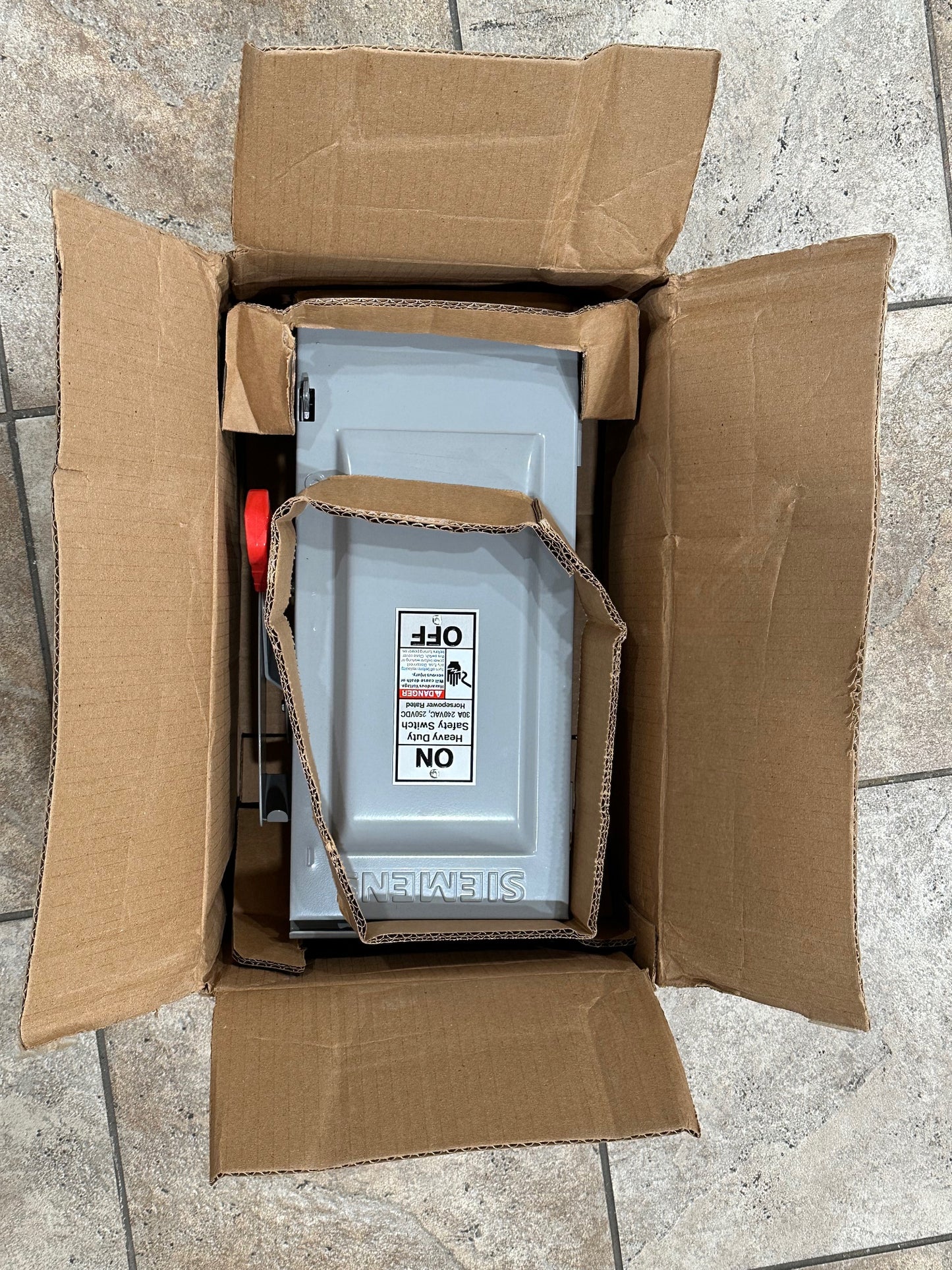 Siemens Heavy Duty Safety Switch HF321NR 240V 250VDC