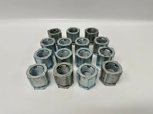15 PK O-Z/Gedney 4-75 3/4" 3-Piece Rigid Conduit Coupling
