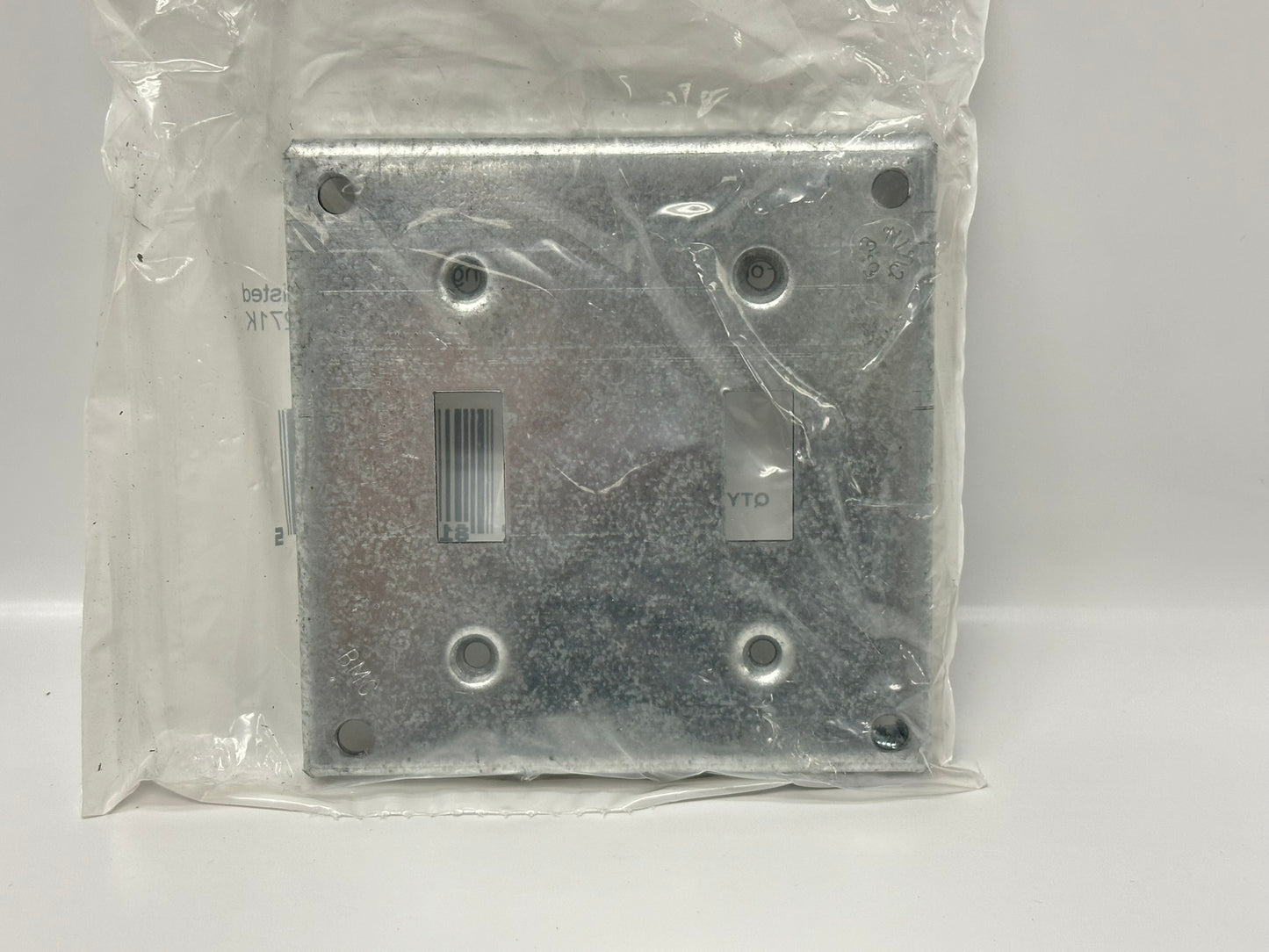 25 PK T&B 456 Electrical Box Cover – Steel, 4-Inch, Raised Device Mount