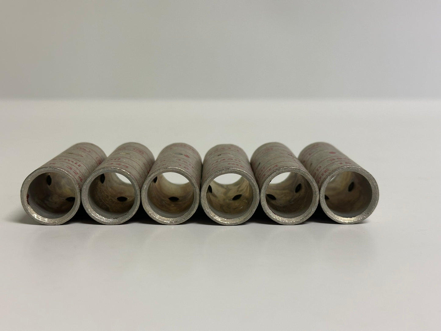 6 PK Burndy (YS31L) Electro Tin Plated, Compression Splice, Standard Barrel