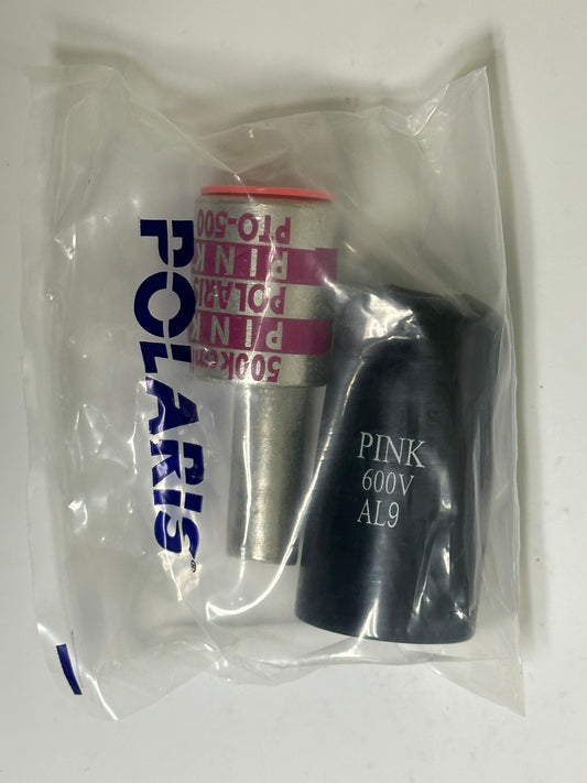 5 PK Polaris (PTO-500) 500 MCM Wire Aluminum Tin Plated Pin Terminal
