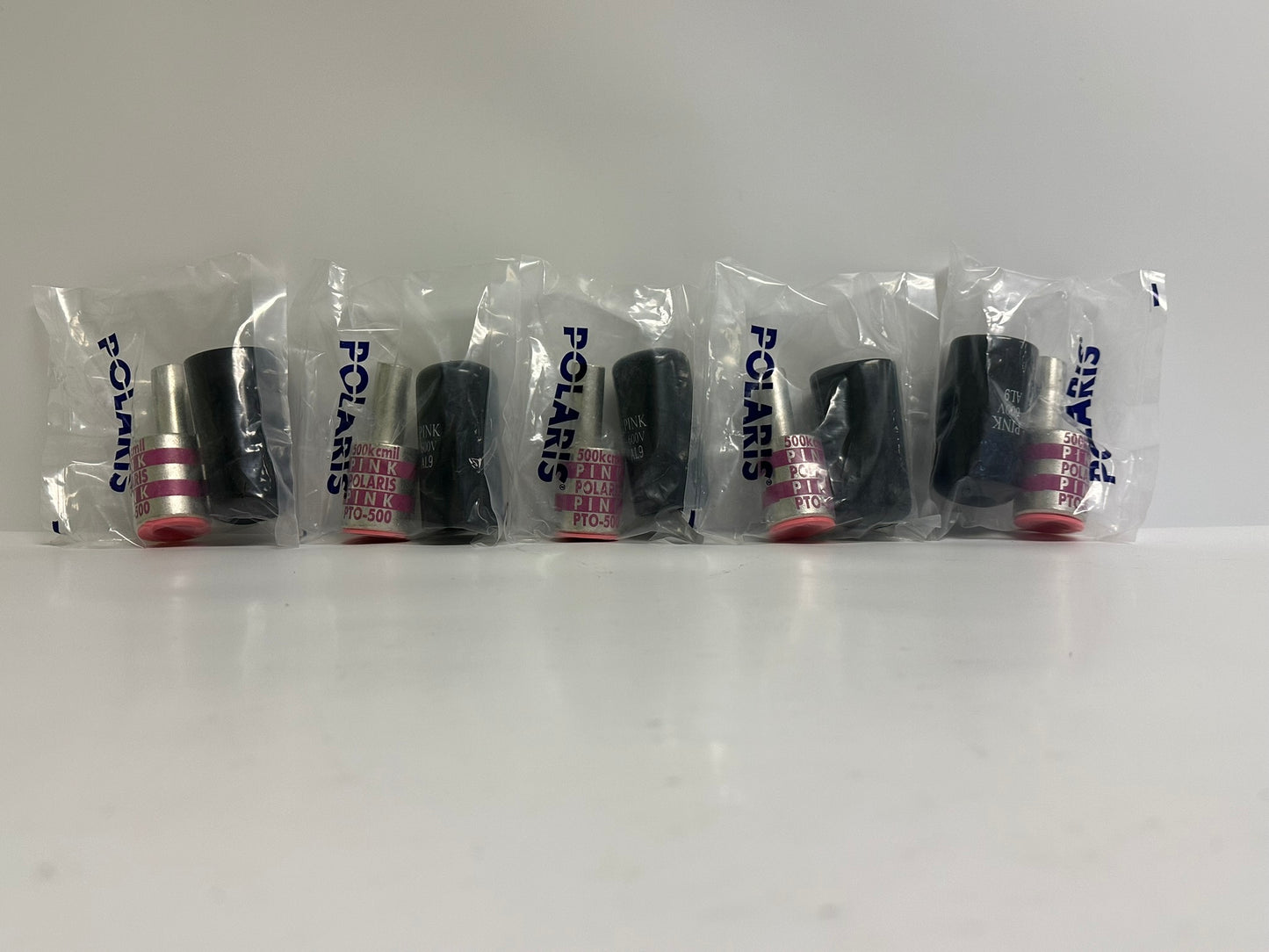5 PK Polaris (PTO-500) 500 MCM Wire Aluminum Tin Plated Pin Terminal