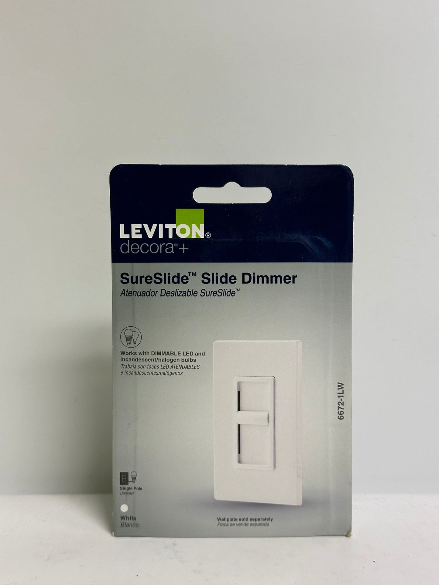 6 PK Leviton (6672-1LW) - Dimmer Switch for Dimmable LED, White