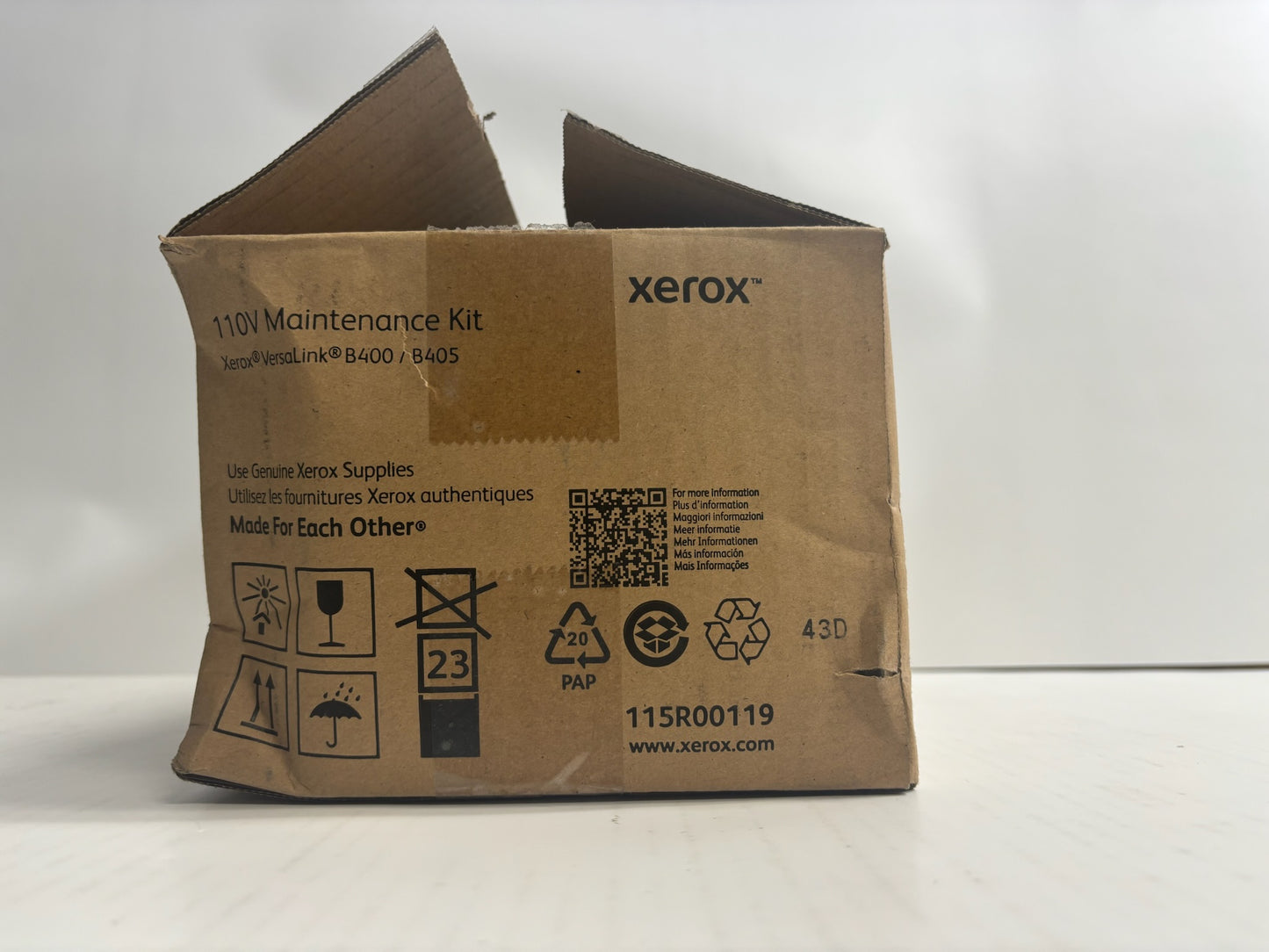 Open Genuine Xerox VersaLink B400dn, B400n Fuser Maintenance Kit 115R00119