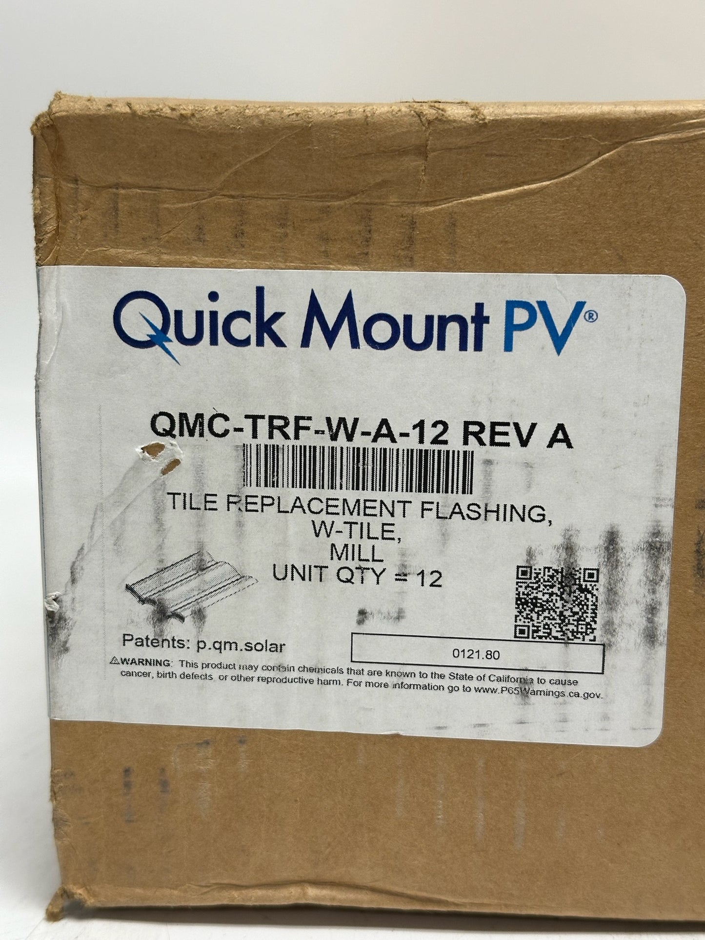 Quick Mount QMC TRF W/A 12 Rev A – Mounting Bracket Assembly