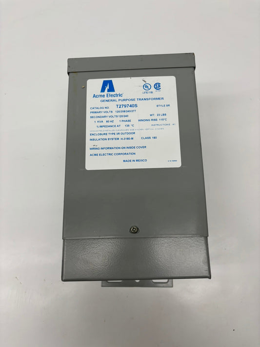 Acme Electric (T279740S) Dry Type Distribution Transformer, Single Phase, 60 Hz, 1 kVA