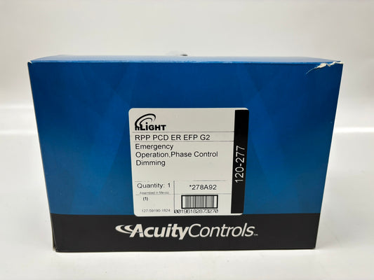 Acuity Brands (RPP PCD ER EFP G2) nLight Wireless Phase Adaptive Dimmer, UL 924 Emergency Operation