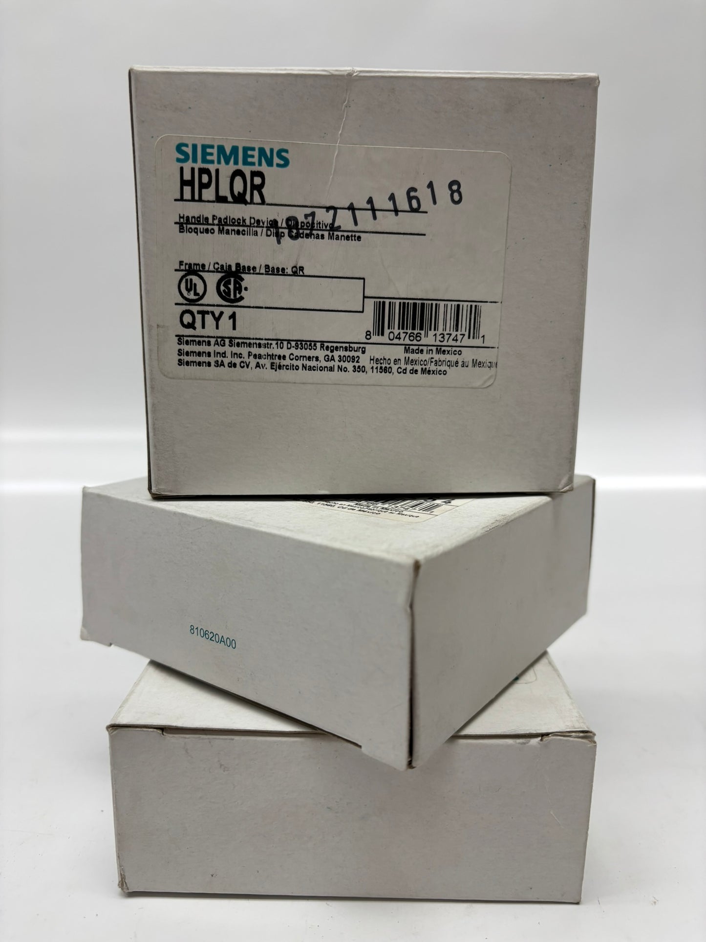 Siemens (HPLQR) BREAKER QR PADLOCK DEVICE (Lot of 3)