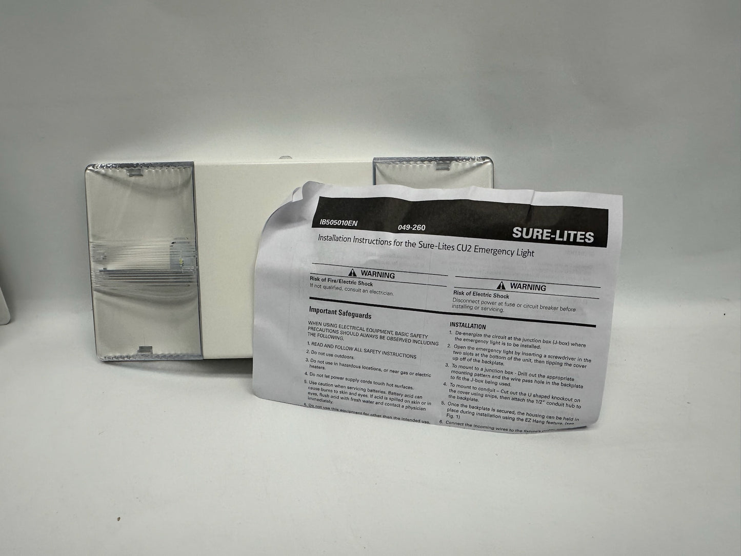 Eaton Sure-Light CU2 Tall Led Commercial Emergency Wall Light