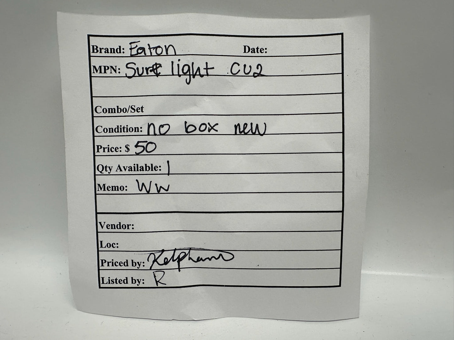 Eaton Sure-Light CU2 Tall Led Commercial Emergency Wall Light
