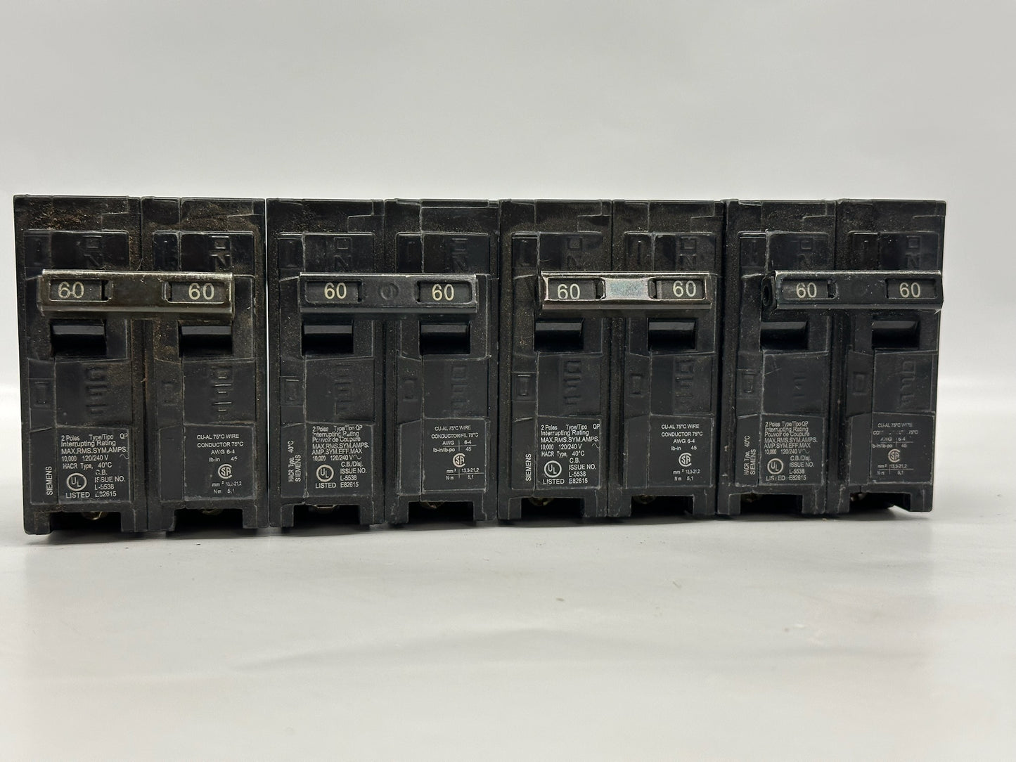 5 PK Square D HOM120PDF Single Pole Circuit Breaker 20A