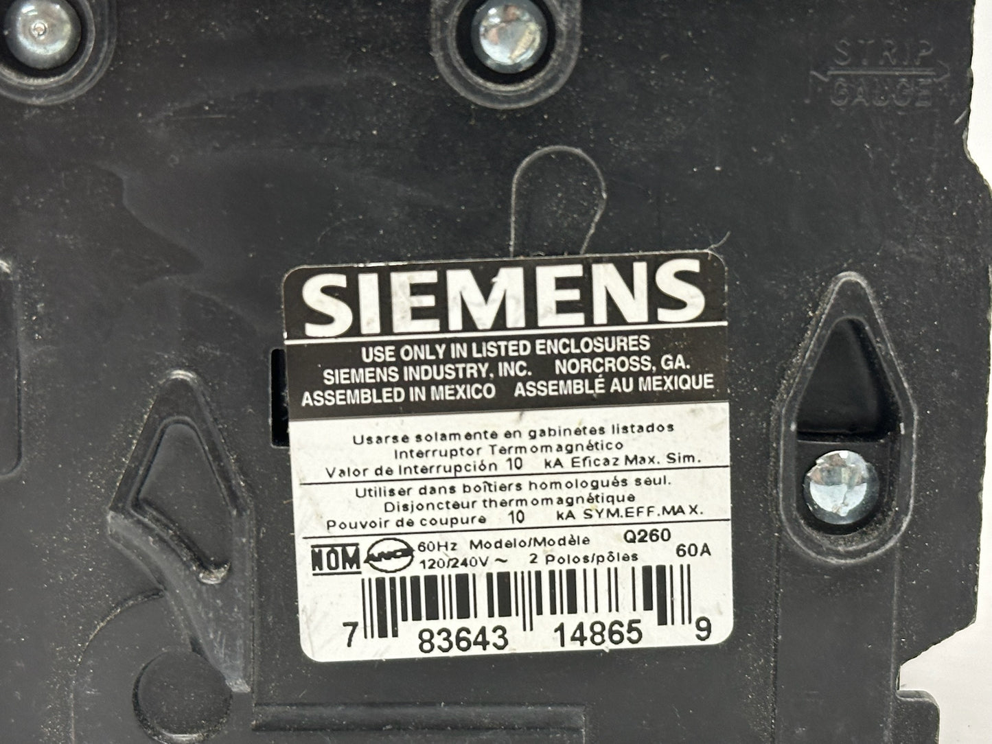 5 PK Square D HOM120PDF Single Pole Circuit Breaker 20A