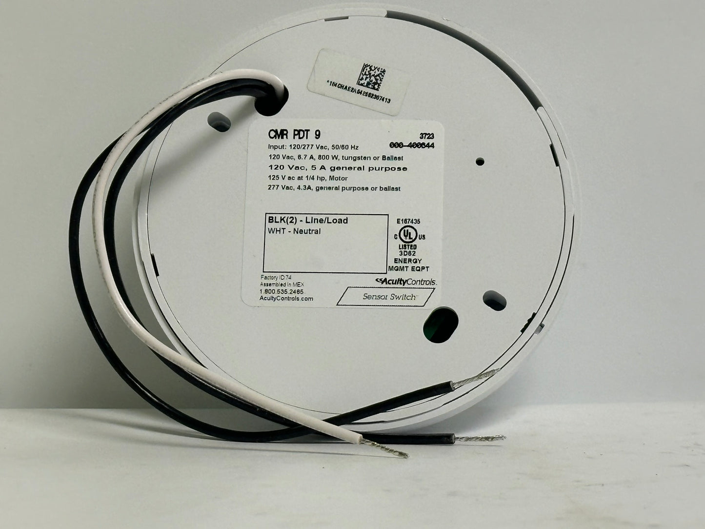 Sensor Switch (CMR-PDT-9) Dual Technology Ceiling Mount Occupancy Sensor