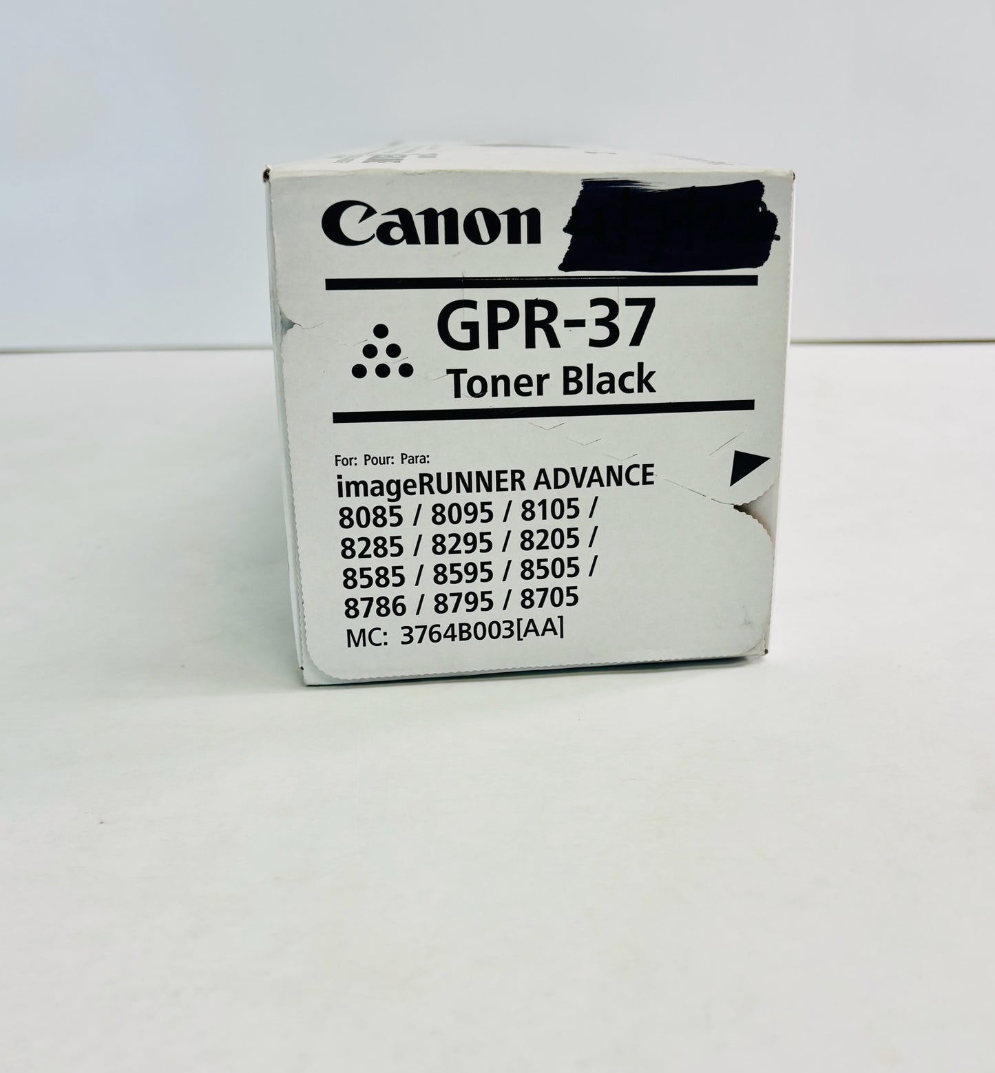 Genuine Canon iRA 8085, 8095, 8505, 8285 Black Toner GPR-37, GPR37 3764B003AA