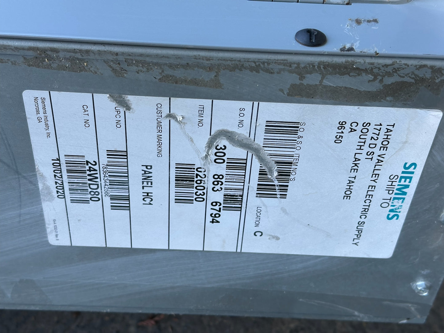 Siemens 480Y/277 V P3E80ML400FBS 400A 3-Phase Grow Light Panelboard 81 Breakers – Grow Facility Power