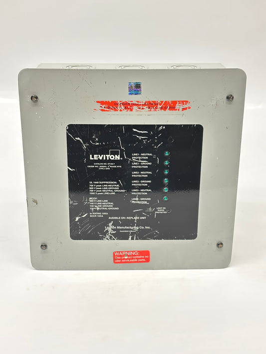 Leviton (47120-7) Surge Protector, 120/208V, 7-Mode, LED Diagnostics